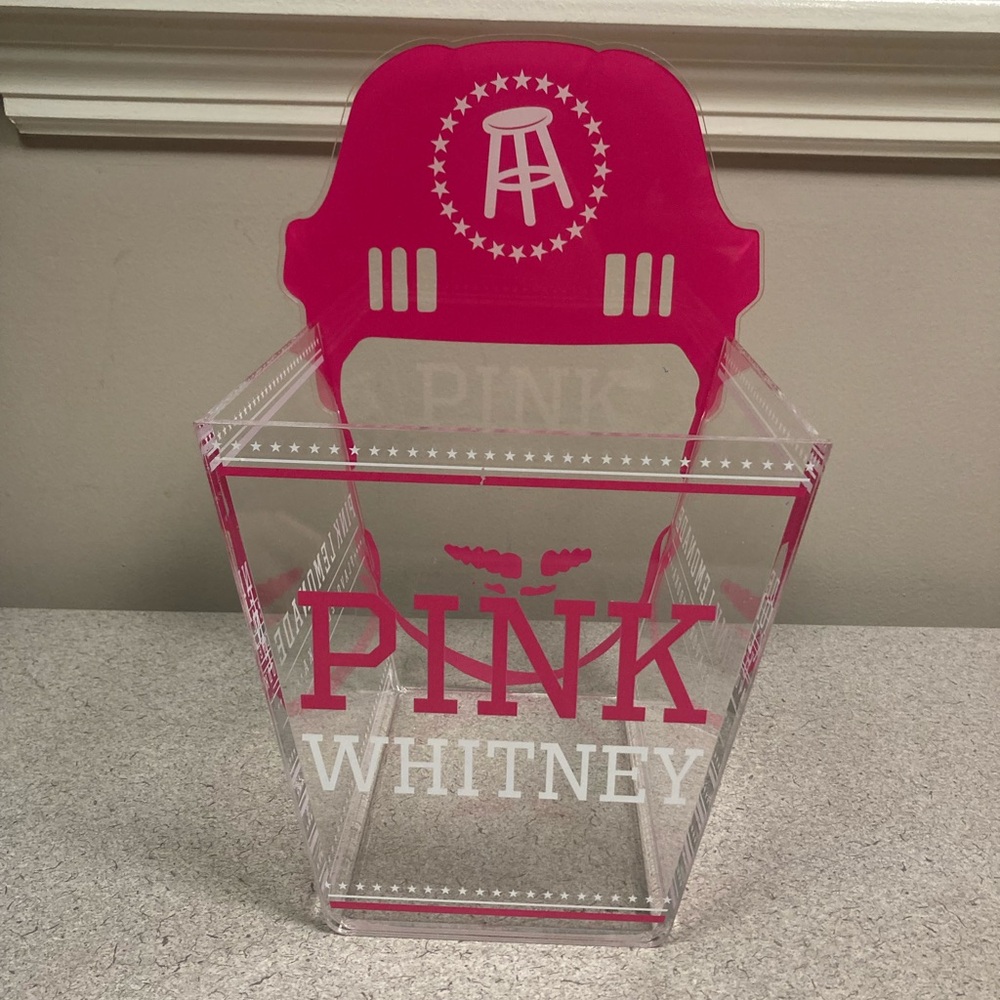 Pink Whitney Display Bucket/Hard Plastic Ice Bucket
